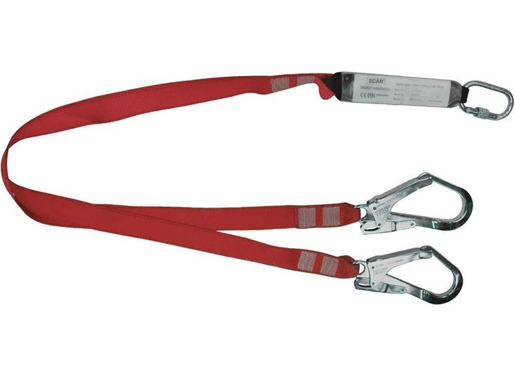 Scan Fall Arrest Twin Lanyard 1.8m