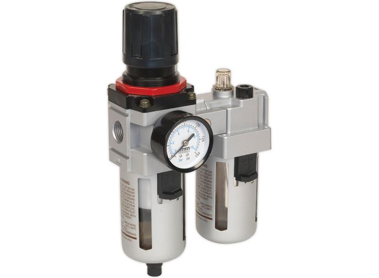 Sealey SA4001 Air Filter/Regulator/Lubricator - High Flow
