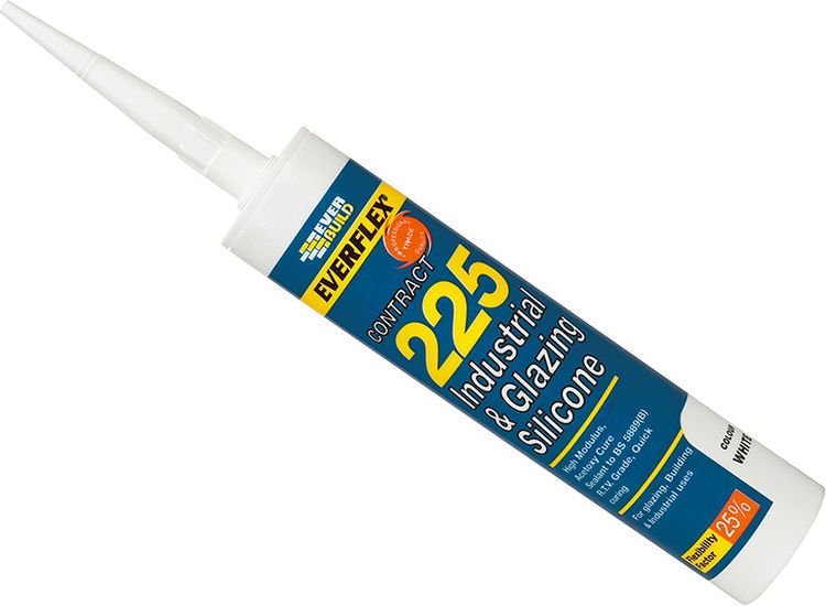 Everbuild 225 Industrial &amp; Glazing Silicone