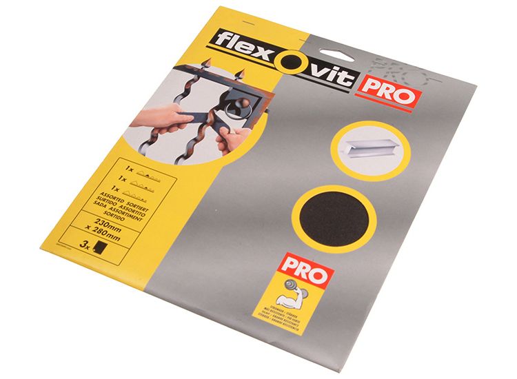 Flexovit Emery Cloth Sanding Sheets 230 x 280mm