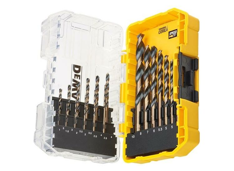 DEWALT DT70728 Black &amp; Gold HSS Drill Set, 19 Piece