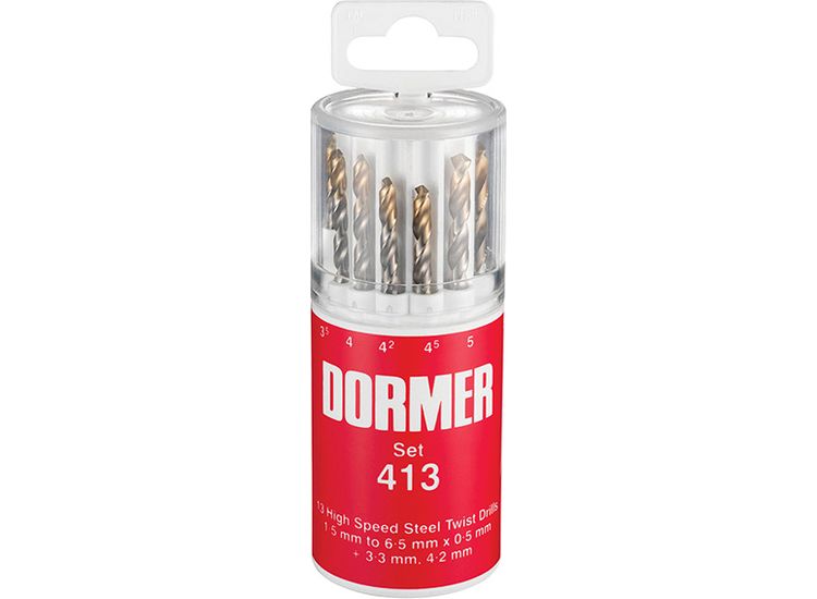 Dormer A094 HSS Jobber Drills in Round Plastic Cases
