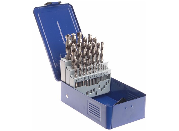 Faithfull HSS PRO Drill Sets in Metal Case