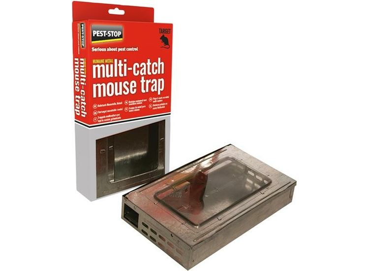 Pest-Stop (Pelsis Group) Multi-Catch Humane Mouse Trap Metal