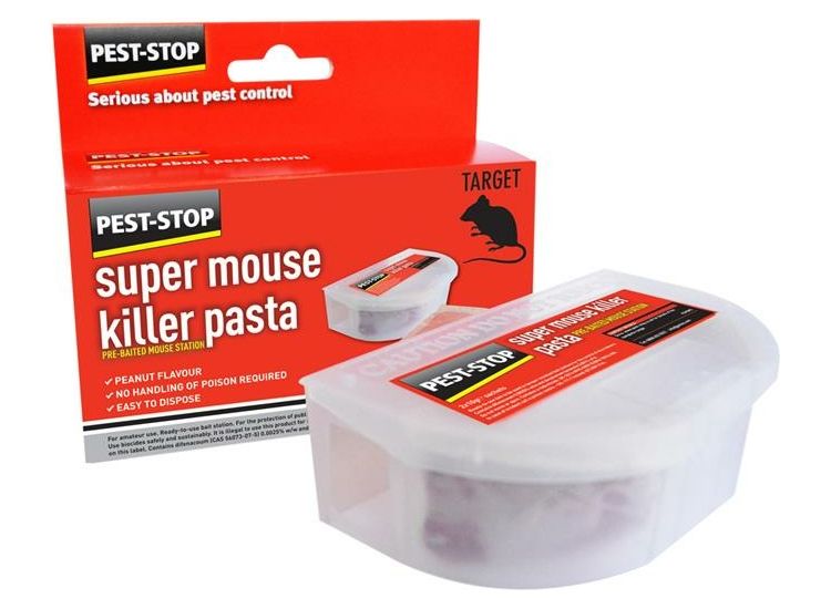 Pest-Stop (Pelsis Group) Super Mouse Killer Pasta Pre-Baited Station