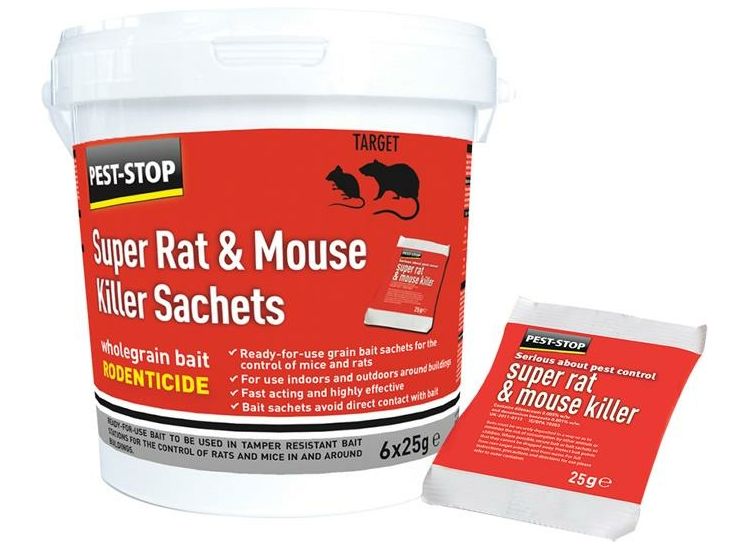 Pest-Stop (Pelsis Group) Super Rat &amp; Mouse Killer Sachets