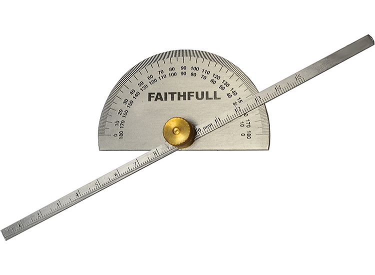 Faithfull Depth Gauge with Protractor 150mm (6in)