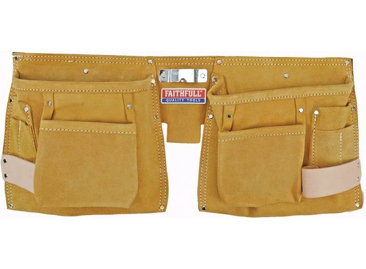 Faithfull Double Tool &amp; Nail Pouch