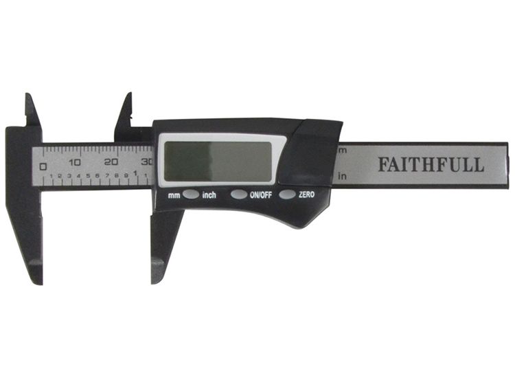 Faithfull Mini Digital Caliper 75mm Capacity