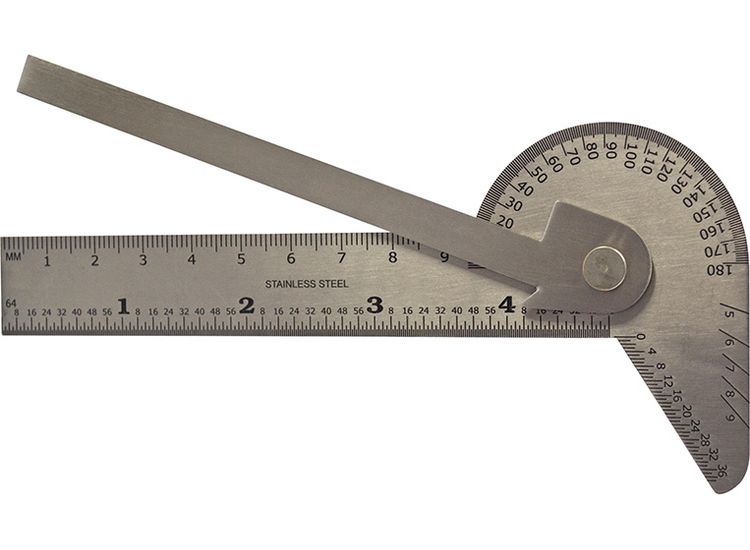Faithfull Multi Purpose Angle Protractor 100mm (4in)
