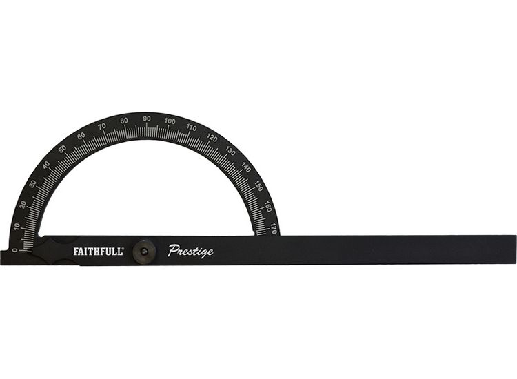 Faithfull Prestige Angle Gauge Black Aluminium 150 x 270mm
