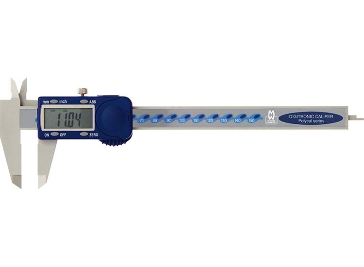 Moore &amp; Wright Polycarbonate Digital Caliper 150mm (6in)