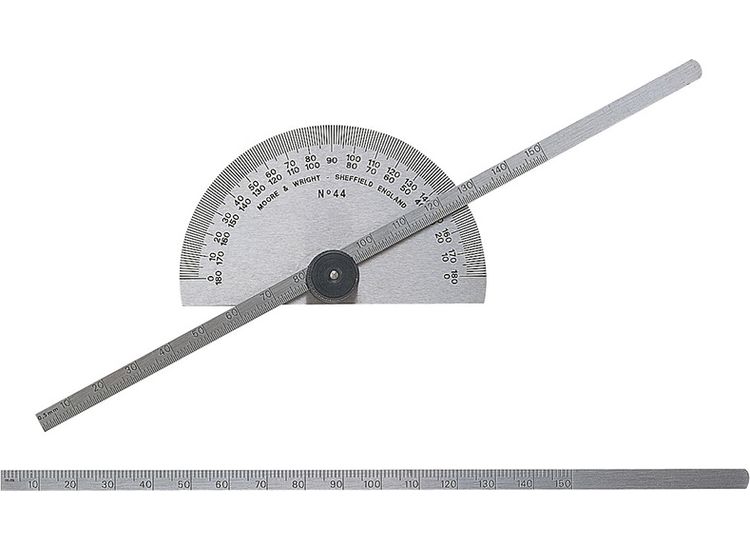 Moore &amp; Wright Protractor Type Depth Gauge