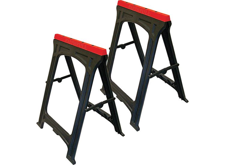 Faithfull Plastic Trestles Height 82cm x Length 57cm (Twin Pack)