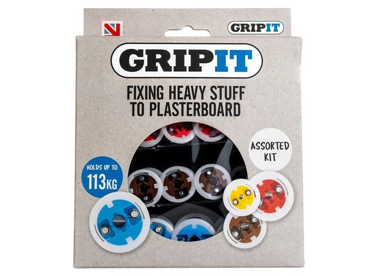 Gripit Plasterboard Fixings Assorted Kit, 32 Piece