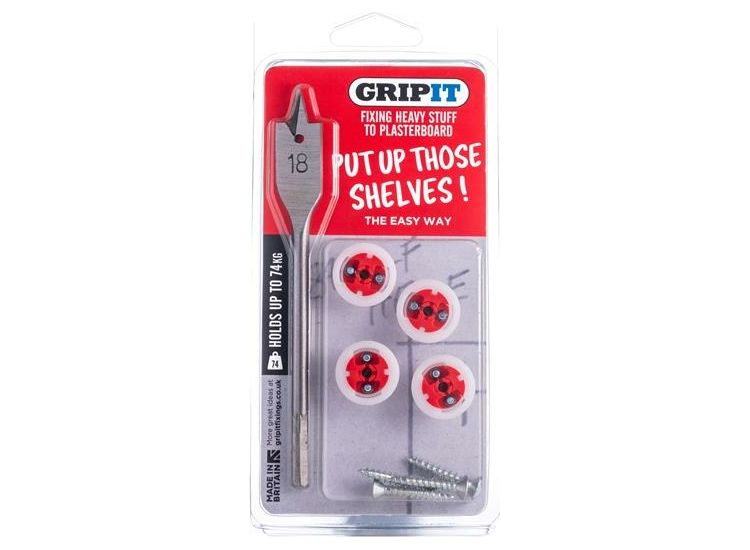 Gripit Shelf Kit Clam Pack