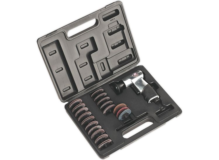 Sealey SA720 Air Mini Sander Kit 50mm 35pc