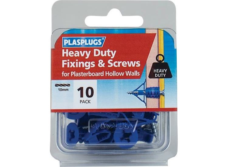 Plasplugs Heavy-Duty Plasterboard Fixings