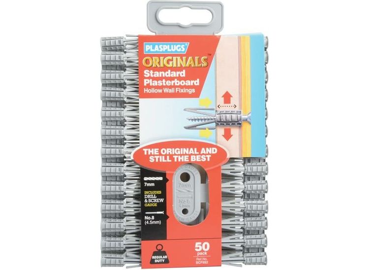 Plasplugs SCF 552 ORIGINALS™ Plasterboard Fixings (50)