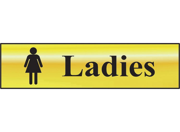 Scan Sign: Ladies Bathroom