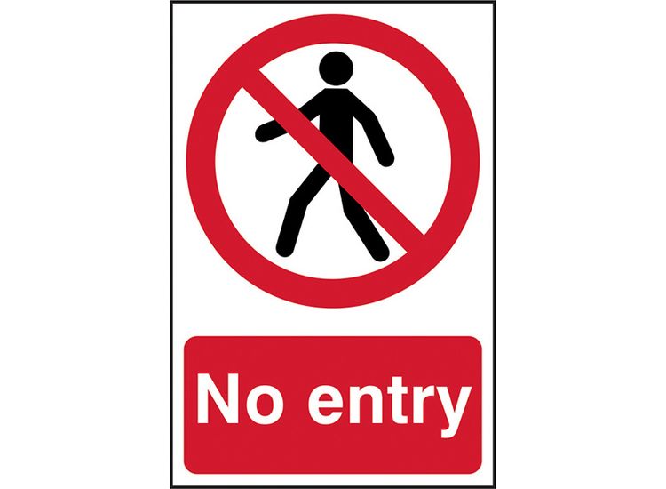 Scan Sign: No Entry