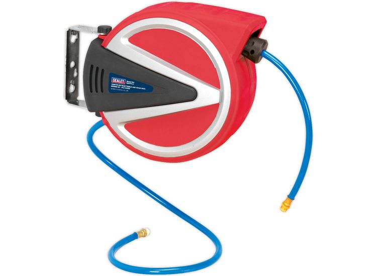 Sealey SA814 Retractable Air Hose Reel 15m 8mm ID - PU Hose