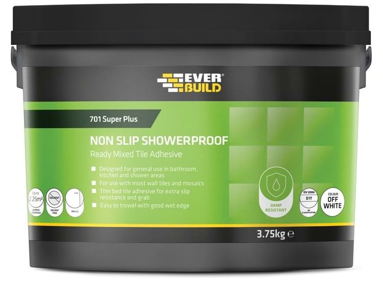 Everbuild 701 Acrylic Non Slip Tile Adhesive