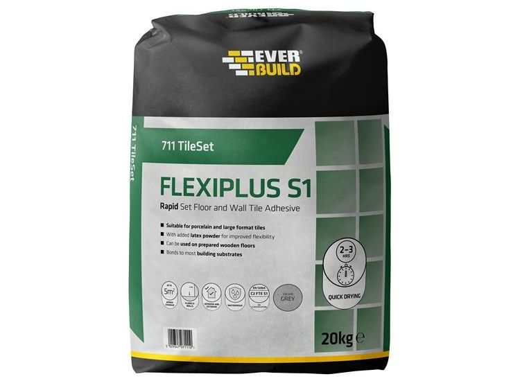Everbuild 711 TileSet Flexiplus Tile Adhesive
