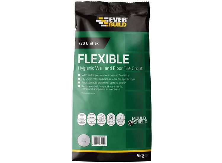 Everbuild 730 Uniflex Hygienic Tile Grout