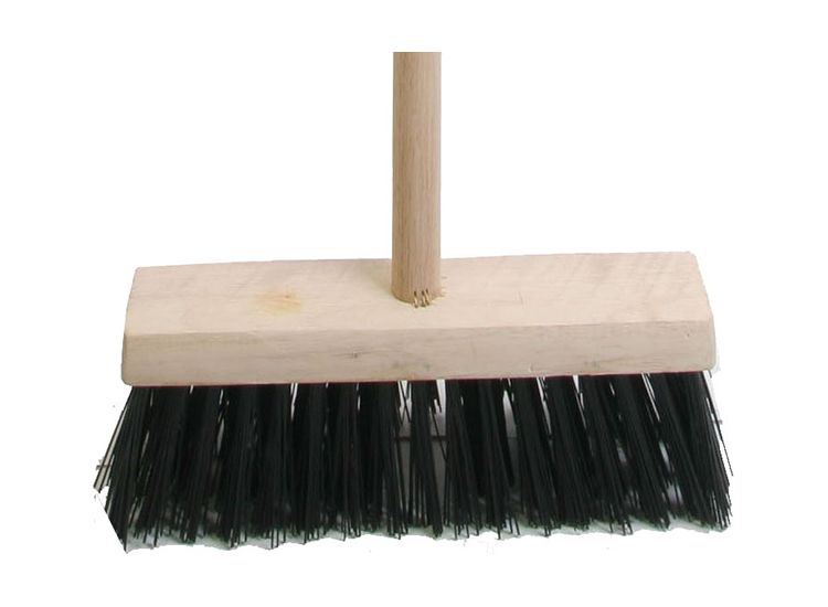 Faithfull Broom PVC 325mm (13in) Head complete with Handle