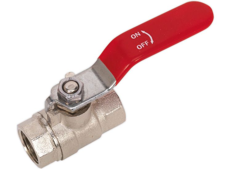 Sealey SA907 Lever Ball Valve 3/8"BSP (F) x 3/8"BSP (F)