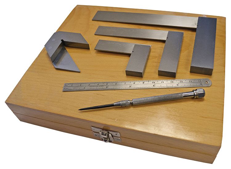 Faithfull Engineer's Marking &amp; Measuring Set, 6 Piece