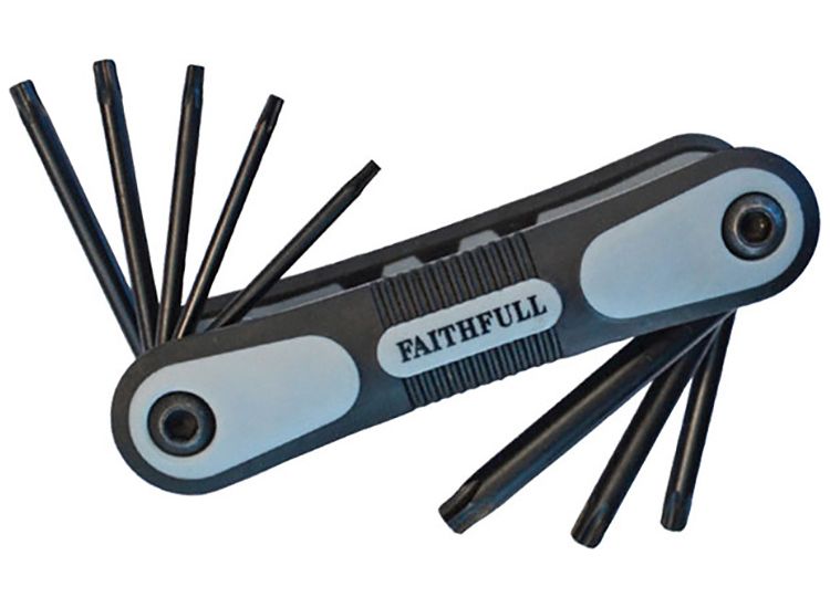 Faithfull Folding Star Key Set of 8 (TX9-TX40)