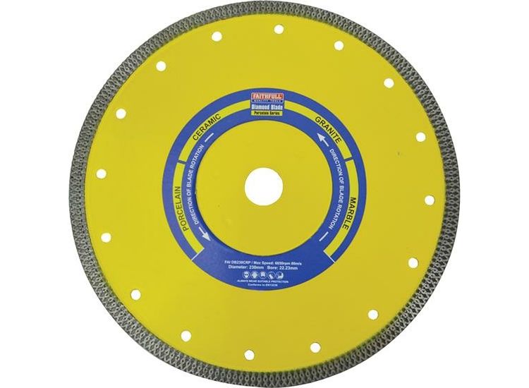 Faithfull Porcelain Series Diamond Blade