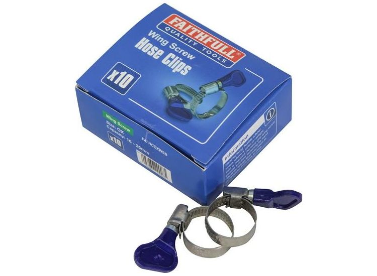Faithfull Wing Screw Hose Clip