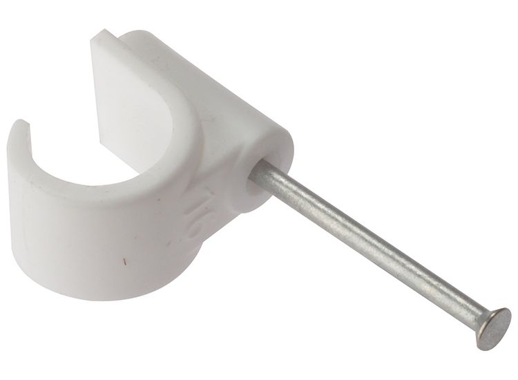 ForgeFix Pipe Clips with Masonry Nail