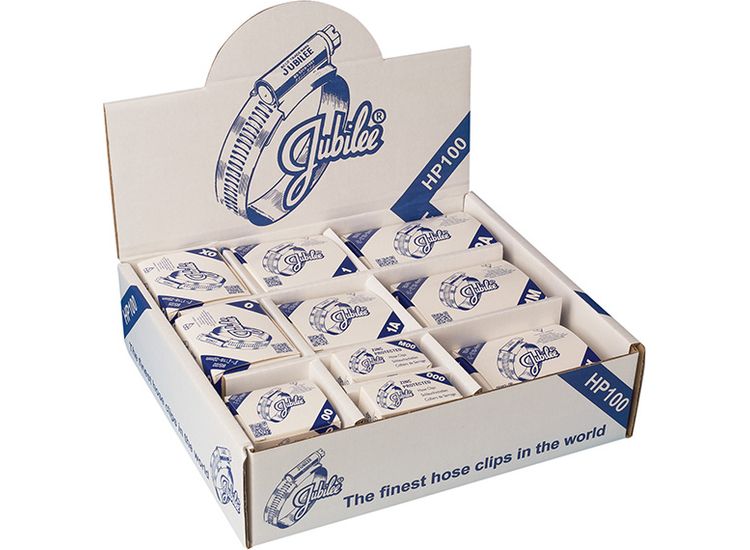Jubilee® HP100 Handy Pack Assorted 100 Clips (Mild Steel)