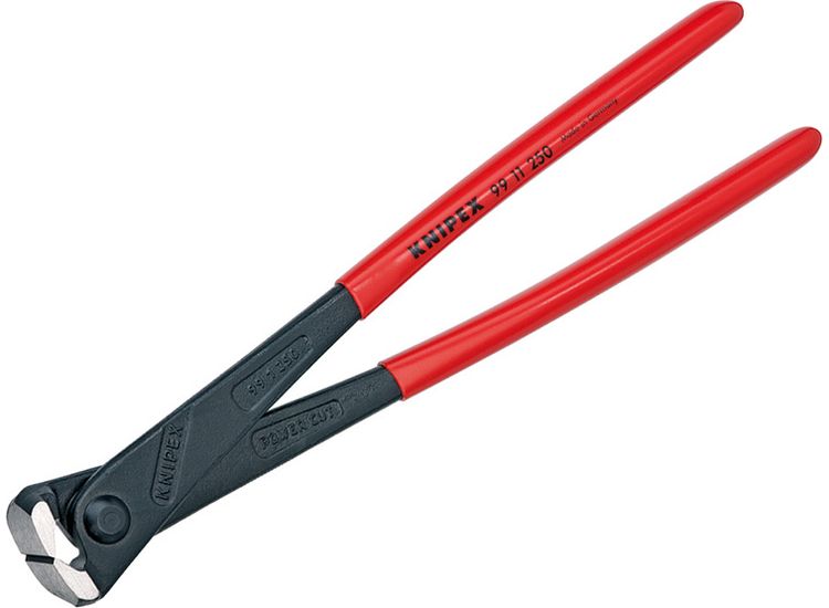 Knipex High Leverage Concreter's Nippers With Plastic Coated Handles 250mm (10in)