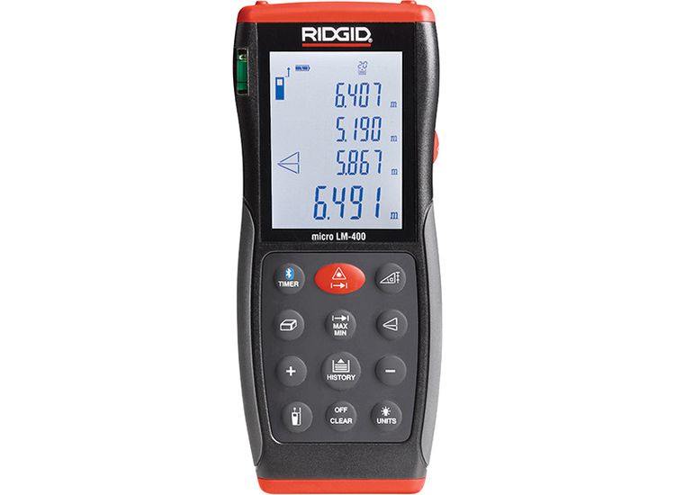 RIDGID 36813 Micro LM-400 Advanced Laser Distance Measure 70m