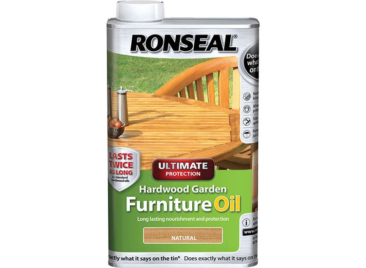 Ronseal Ultimate Protection Hardwood Garden Furniture Oil