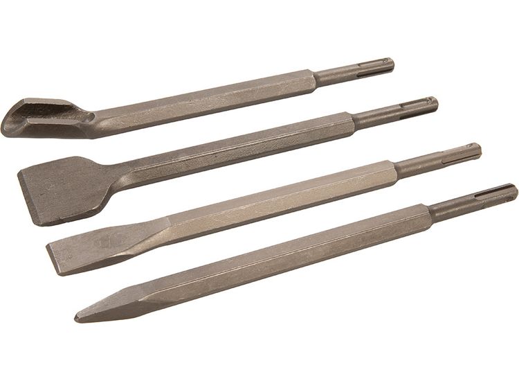 GMC SDS Plus Chisel Set 4pce 250mm