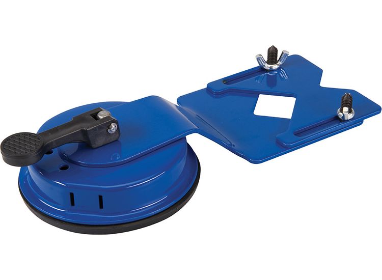 Silverline Adjustable Tile Drill &amp; Holesaw Guide 120mm