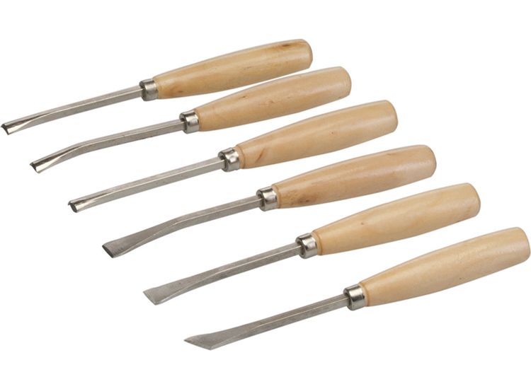 Silverline Carving Chisel Set 6pce 6pce