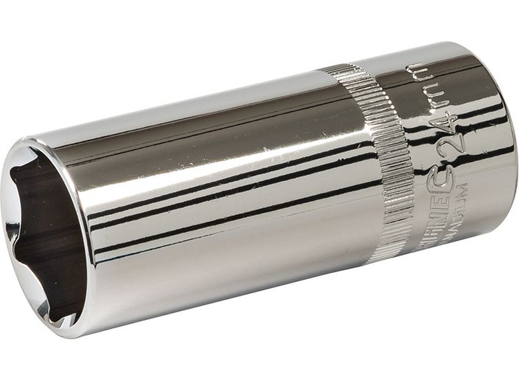 Silverline Deep Socket 1/2" Drive 6pt Metric 24mm