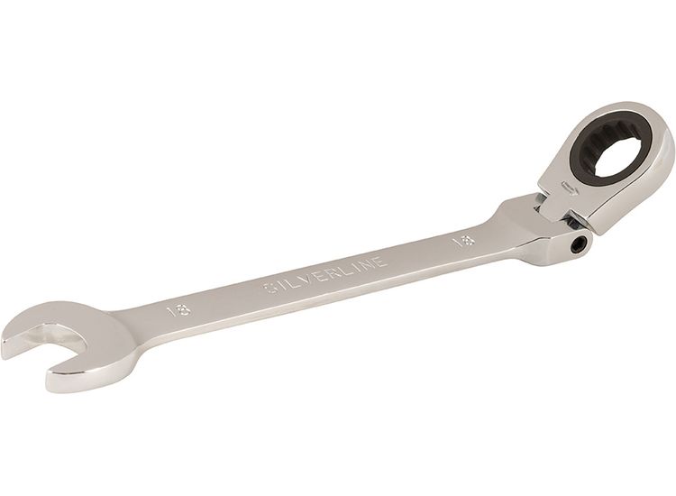 Silverline Flexible Head Ratchet Spanner 18mm