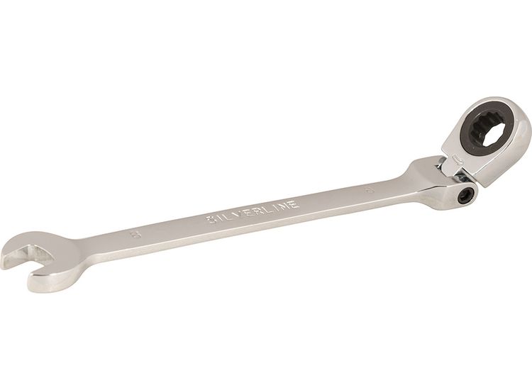 Silverline Flexible Head Ratchet Spanner 8mm