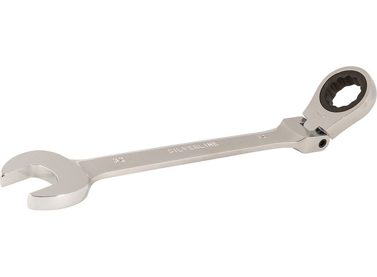 Silverline Flexible Head Ratchet Spanner 32mm