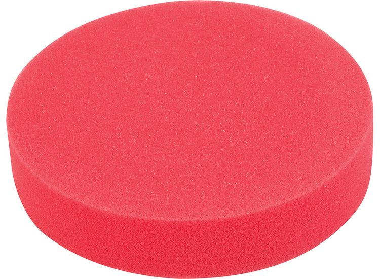 Silverline Hook &amp; Loop Polishing Foam Head 180mm Ultra-Soft Red