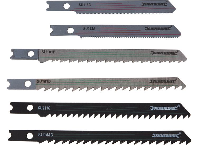 Silverline Jigsaw Blade Set Universal Fitting 30pce 30pce Wood/Metal