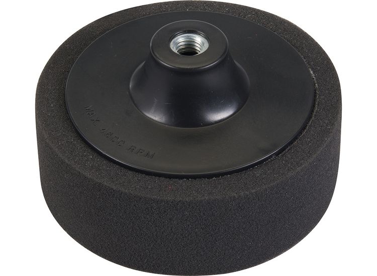Silverline M14 Foam Polishing Head 150mm Soft Black